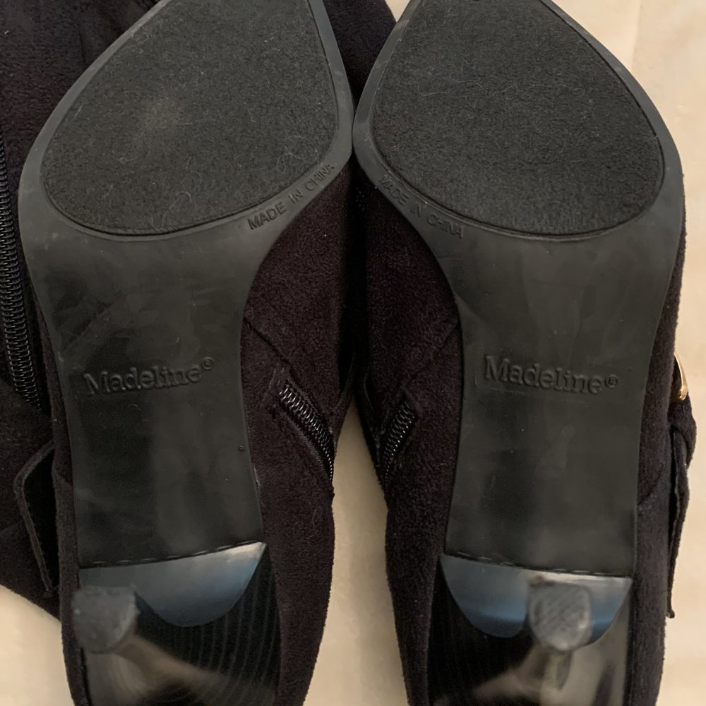 Black Suede Boots by Madeline - Picture 4 of 4